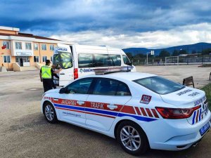 Öğrenci Servisleri Denetlendi