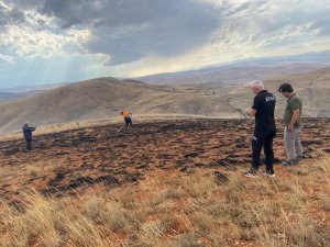 Sigara İzmaritinden Çıkan Yangın 45 Dönümlük Alanı Kül Etti