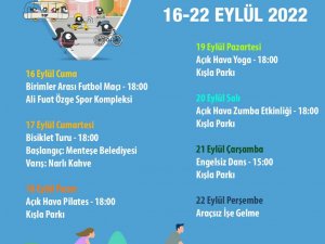 Menteşe’de Avrupa Hareketlilik Haftası Etkinlikleri