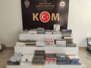 Konya’da 2 Bin Paket Kaçak Sigara Ele Geçirildi