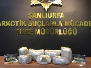 Şanlıurfa’da 5 Kilo 650 Gram Esrar Ele Geçirildi