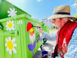 Aksaray Belediyesi Tahrip Edilen Trafo Ve Duvarları Sanatsal Boyamalarla Süslüyor