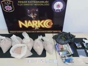 Keşan’da 6 Kilo Eroin Ele Geçirildi