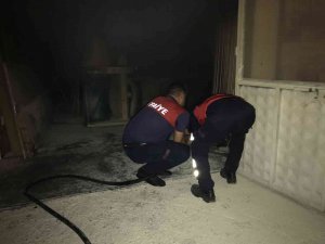 Zonguldak’ta Mobilya Atölyesinde Yangın