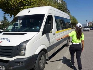 Bursa’da Öğrenci Taşıyan Servislere Sıkı Denetim