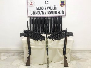 Mersin’de 36 Adet Kaçak Av Tüfeği Ele Geçirildi