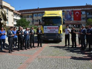 Sinop’tan Pakistan’a Yardım Tırı