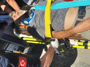Trenin Çarptığı Kişi Ağır Yaralandı