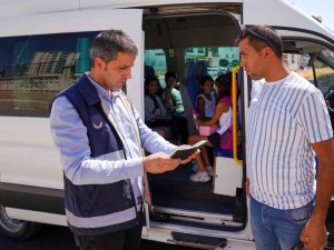 Zabıta Ekiplerinden Okul Servislerine Denetim