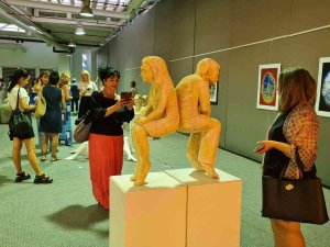 Yüksek Lisans Öğrencisinin Sergisi Açıldı