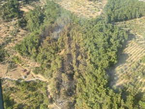 İ̇zmir’de Çıkan Yangın Kontrol Altına Alındı
