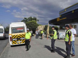 Turgutlu’da Okul Servis Araçları Denetlendi