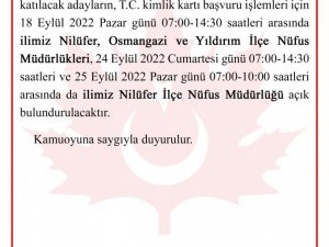 Kpss Adayları Dikkat...bursa Valiliği Duyurdu