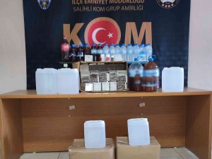 Manisa’da Bin 400 Litre Sahte İçki Ele Geçirildi