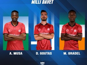 Sivasspor’da 3 Futbolcuya Milli Davet