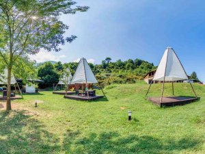 Aydınpınar Şelalesi’ne Çadır Alanları Kuruldu