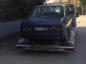 Konya’da Drift Yapan Sürücü Polisten Kaçamadı