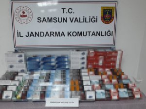 Samsun’da Jandarma 16 Bin 800 Dal Dolu Makaron Ele Geçirdi