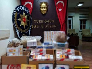 Kaçak Tütün Ve Makaron Dağıtan 3 Kişi Gözaltına Alındı