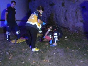 Keyif Yapmak İçin Çıktığı 5 Metrelik Duvardan Düşen Kişi Yaralandı