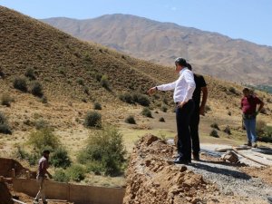 Kaymakam Özçelik Çökekyazı Köyünde Yapılan Çalışmaları İnceledi