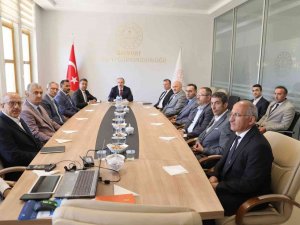Arge Değerlendirme Toplantısı Vali Epcim’in Başkanlığında Gerçekleşti