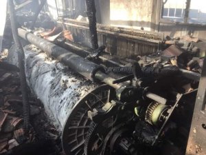 Yanan Dokuma Atölyesi Hurdalığa Döndü