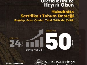 Bakan Kirişci: "Hububat Ürünlerinde Sertifikalı Tohum Kullanım Desteği İki Katının Da Üzerine Çıkacak"