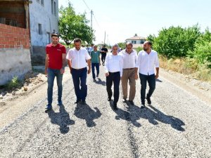 Başkan Çınar, Yol Yenileme Hizmetlerini İnceledi