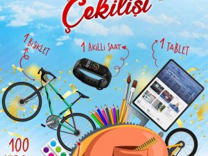 Canik’te Çekilişle 100 Öğrenciye Kırtasiye Seti