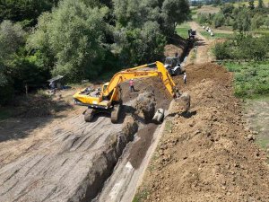 Samsun 19 Mayıs Barajı Sulaması İnşaatı Devam Ediyor