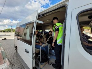 Kırklareli’nde Okul Servis Araçlarına Denetimler Arttı
