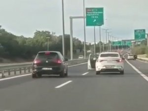 Tem Otoyolunda Trafik Canavarı Kamerada