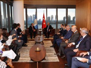 Cumhurbaşkanı Erdoğan, Guatemala Devlet Başkanı Giammattei İle Görüştü