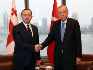 Cumhurbaşkanı Erdoğan, Gürcistan Başbakanı Garibaşvili İle Bir Araya Geldi