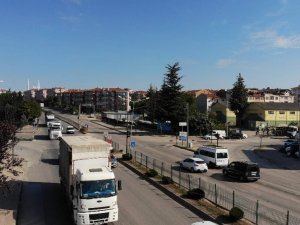 İ̇negöl’de Dron İle Trafik Denetimi