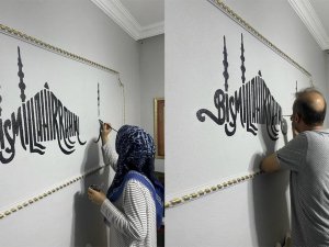 Gönüllü Çift, Kur’an Kursunu Elleriyle Güzelleştirdi