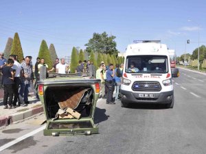 Takla Atan Otomobilin Sürücüsü Ölümden Döndü