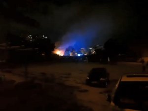 Tüp Bomba Gibi Patladı, Tek Katlı Ev Küle Döndü