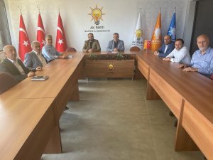 Ak Parti İ̇l Başkanı Yıldırım İlçe Başkanlarıyla Bir Araya Geldi