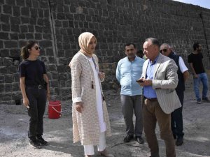 Başkan Çakmak Siverek Kalesinde İncelemelerde Bulundu