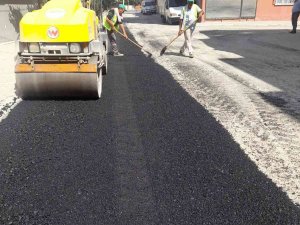 Toroslar’da Yol Çalışması Sürüyor