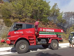 Dumandan Etkilenen Orman İşçisi Hastaneye Kaldırıldı
