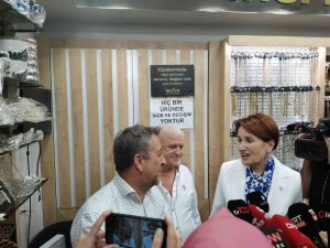 İ̇yi̇ Parti Genel Başkanı Akşener, Ankara’da Esnafı Ziyaret Etti