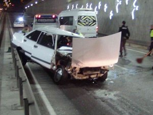 Alkollü Olduğu İddia Edilen Sürücü Hurdaya Dönen Araçtan Yaralı Kurtarıldı