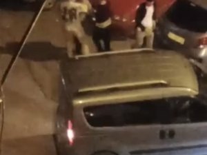 Bursa’da Otopark Kavgası Kamerada