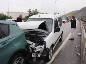 Samsun’da 8 Araç Birbirine Girdi: 1 Yaralı