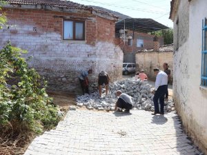 Nazilli Uzunçam’da Yol Çalışmaları Sürüyor