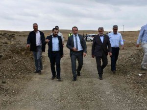 Kaymakam Polat Kulu Organize Sanayi Bölgesi Altyapı Çalışmaları İnceledi