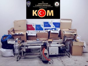 Çorum’da Kaçak Sigara Operasyonu